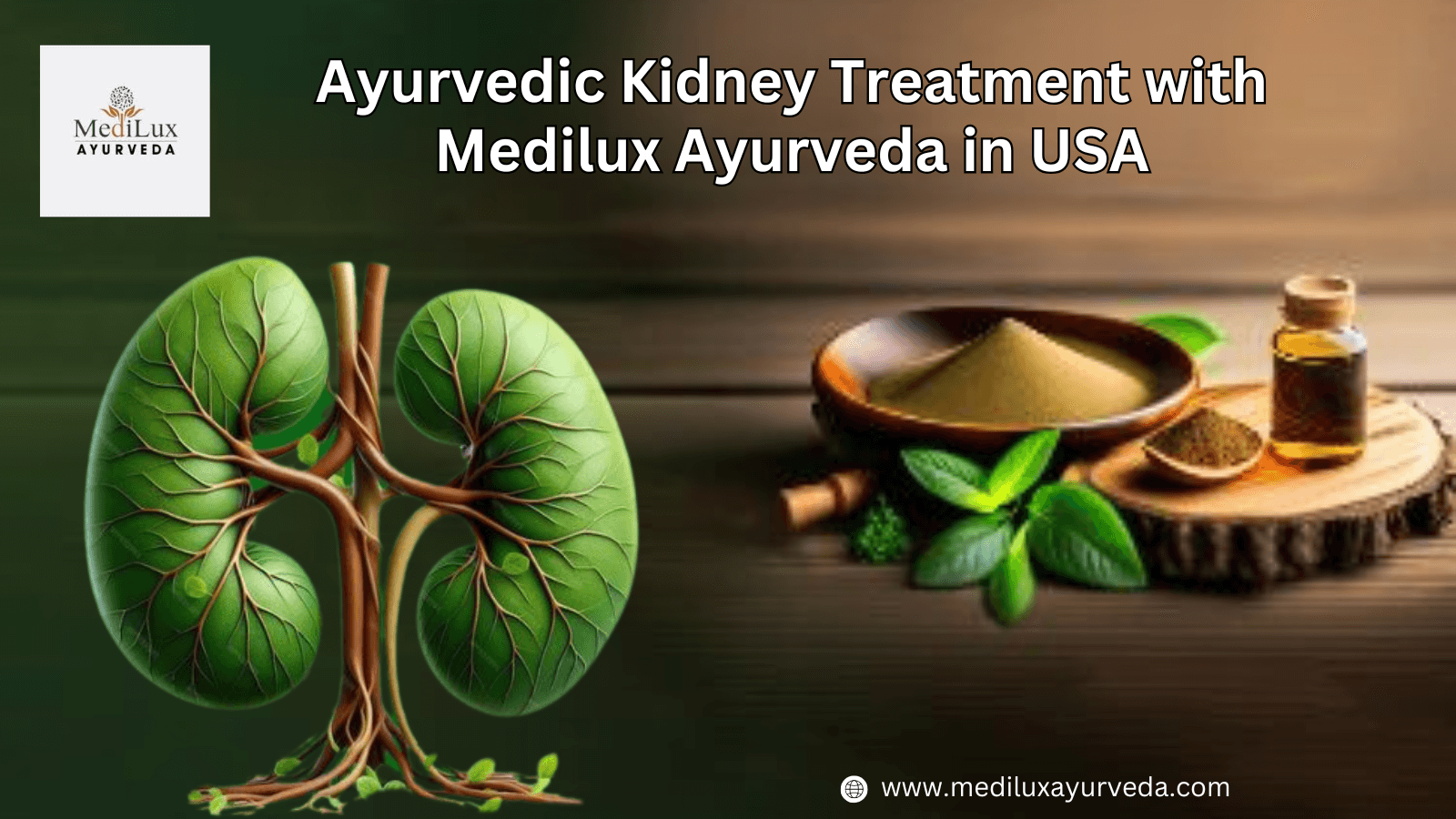 Ayurvedic Kidney Treatment with Medilux Herbals in USA